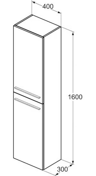 I.LIFE B - T5260 - Bathroom column by Ideal Standard - view 3